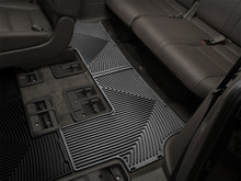 WeatherTech All Weather Floor Mats; Black; Third Row W213