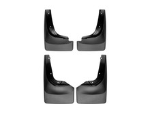 WeatherTech MudFlap No-Drill DigitalFit MudFlap Kit; Black 110114-120114