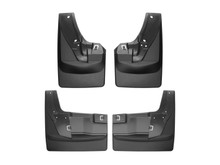WeatherTech MudFlap No-Drill DigitalFit MudFlap Kit; Black 110109-120116