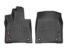WeatherTech FloorLinerTM DigitalFit; Black; Front 448861