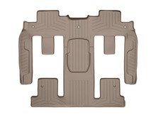 WeatherTech FloorLinerTM DigitalFit; Tan; Rear and Third Row 459423