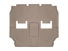 WeatherTech FloorLinerTM DigitalFit; Tan; Rear And Third Row 459452