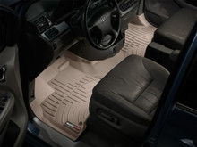 WeatherTech FloorLinerTM DigitalFit; Tan; Front; Over The Hump 453171
