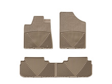WeatherTech All Weather Floor Mats; Tan; Front and Rear WTCT120121