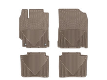 WeatherTech All Weather Floor Mats; Tan; Front and Rear WTCT255256