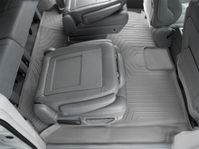 WeatherTech FloorLinerTM DigitalFit; Gray; Rear And Third Row 461414