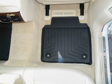 WeatherTech FloorLinerTM DigitalFit; Black; Rear; 2 Pieces 445143
