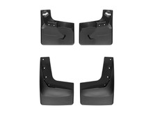 WeatherTech MudFlap No-Drill DigitalFit MudFlap Kit; Black 110088-120094