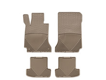 WeatherTech All Weather Floor Mats; Tan; Front and Rear MB W204C T