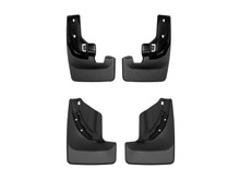 WeatherTech MudFlap No-Drill DigitalFit MudFlap Kit; Black 110135-120205
