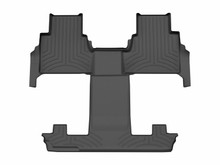 WeatherTech FloorLinerTM DigitalFit; Black; Rear and Third Row; 1 Piece 4419252