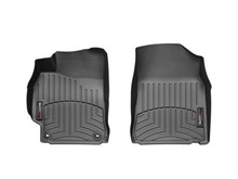 WeatherTech FloorLinerTM DigitalFit; Black; Front 444001