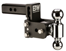 B&W 10K 3" Drop 3.5" Rise (2-5/16", 2" Balls) Adjustable Ball Mount Hitch For 2" Recievers TS10033B