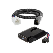 2003-2007 Lexus LX470 CURT Venturer NEXT Time-Delay Trailer Brake Controller Plug & Play Bundle - Low Profile, Adjustable, 1-3 Axles 51116