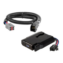 1992-1993 Ford Bronco CURT Venturer NEXT Time-Delay Trailer Brake Controller Plug & Play Bundle - Low Profile, Adjustable, 1-3 Axles 51116