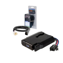 2019-2025 Subaru Ascent CURT Venturer NEXT Time-Delay Trailer Brake Controller Plug & Play Bundle - Low Profile, Adjustable, 1-3 Axles 51116