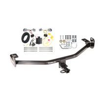 2012-2018 Ford Focus Sedan Draw-tite Class 1 Trailer Hitch, 1-1/4 Inch Square Receiver Bundle w/ Plug-n-Play T-One Wiring Harness