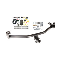 2012-2014 Ford Focus Hatchback, Except ST w/Center Exhaust Draw-tite Class 1 Trailer Hitch, 1-1/4 Inch Square Receiver Bundle w/ Plug-n-Play T-One Wiring Harness