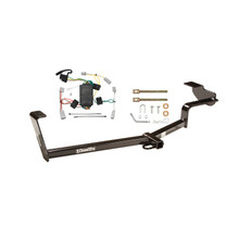 2006-2015 Honda Civic Sedan, Except Hybrid & Si Draw-tite Class 1 Trailer Hitch, 1-1/4 Inch Square Receiver Bundle w/ Plug-n-Play T-One Wiring Harness