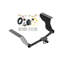 2017-2024 Subaru Impreza Sedan, Except WRX & WRX STiDraw-Tite Class 1 Trailer Hitch, 1-1/4 Inch Square Receiver Bundle w/ Plug-n-Play T-One Wiring Harness