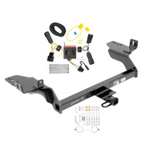 2013-2016 Ford Escape Draw-tite Class 2 Trailer Hitch, 1-1/4 Inch Square Receiver Bundle w/ Plug-n-Play T-One Wiring Harness 36529