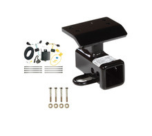 2012-2017 Volkswagen Tiguan Draw-tite Class 3 Trailer Hitch, 2 Inch Square Receiver Bundle w/ Plug-n-Play T-One Wiring Harness