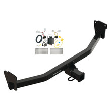 2017-2023 KIA Niro Draw-tite Class 3 Trailer Hitch, 2 Inch Square Receiver Bundle w/ Plug-n-Play T-One Wiring Harness