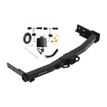 2021-2024 Jeep Grand Cherokee L Draw-Tite Class 4 Trailer Hitch, 2 Inch Square Receiver Bundle w/ Plug-n-Play T-One Wiring Harness