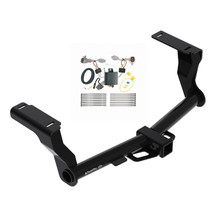 2018-2024 Subaru Impreza Wagon, Except WRX STi & w/Quad Exhaust OutletsDraw-Tite Class 3 Trailer Hitch, 2 Inch Square Receiver Bundle w/ Plug-n-Play T-One Wiring Harness