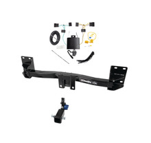 2015-2018 BMW X5 Except M Sport Package Draw-tite Hidden Hitch Completely Hidden Trailer Hitch 2 Inch Removable Receiver Bundle w/ Plug-n-Play T-One Wiring Harness