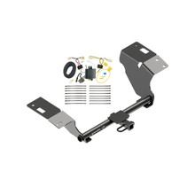 2018-2024 Toyota Camry Except HybridDraw-Tite Class 2 Trailer Hitch, 1-1/4 Inch Square Receiver Bundle w/ Plug-n-Play T-One Wiring Harness