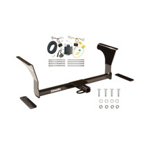 2016-2023 Nissan Maxima Draw-Tite Class 1 Trailer Hitch, 1-1/4 Inch Square Receiver Bundle w/ Plug-n-Play T-One Wiring Harness