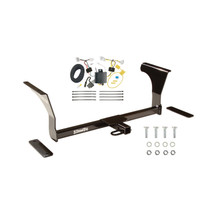2016-2021 Nissan Altima Sedan Draw-tite Class 1 Trailer Hitch, 1-1/4 Inch Square Receiver Bundle w/ Plug-n-Play T-One Wiring Harness