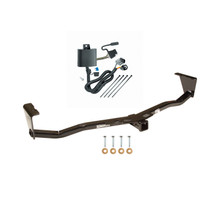 2007-2012 Hyundai Veracruz Draw-tite Class 3 Trailer Hitch, 2 Inch Square Receiver Bundle w/ Plug-n-Play T-One Wiring Harness