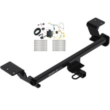 2016-2019 Toyota Prius Except w/Plug-In Model Draw-tite Class 1 Trailer Hitch, 1-1/4 Inch Square Receiver Bundle w/ Plug-n-Play T-One Wiring Harness 24967