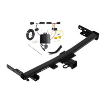 2019-2023 Jeep Cherokee Trailhawk Draw-tite Class 3 Trailer Hitch, 2 Inch Square Receiver Bundle w/ Plug-n-Play T-One Wiring Harness