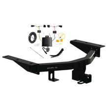 2022-2024 Acura MDX Draw-Tite Class 4 Trailer Hitch, 2 Inch Square Receiver Bundle w/ Plug-n-Play T-One Wiring Harness
