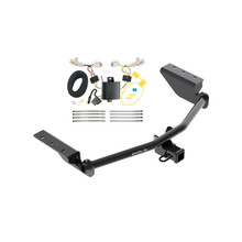 2016-2018 Toyota RAV4 Draw-tite Class 3 Trailer Hitch, 2 Inch Square Receiver Bundle w/ Plug-n-Play T-One Wiring Harness 76134