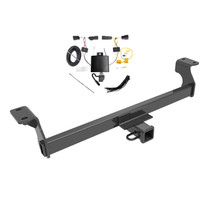 2020-2024 Ford Escape Except HybridDraw-Tite Class 2 Trailer Hitch, 1-1/4 Inch Square Receiver Bundle w/ Plug-n-Play T-One Wiring Harness