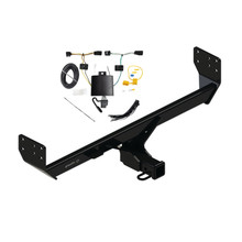 2021-2024 Genesis GV80 Draw-Tite Class 4 Trailer Hitch, 2 Inch Square Receiver Bundle w/ Plug-n-Play T-One Wiring Harness