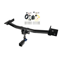 2020-2023 Ford Explorer Draw-tite Hidden Hitch Completely Hidden Trailer Hitch 2 Inch Removable Receiver Bundle w/ Plug-n-Play T-One Wiring Harness