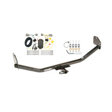 2011-2014 Ford Mustang w/V6 Engine Draw-tite Class 1 Trailer Hitch, 1-1/4 Inch Square Receiver Bundle w/ Plug-n-Play T-One Wiring Harness