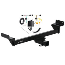 2023-2024 KIA Sportage Draw-Tite Class 3 Trailer Hitch, 2 Inch Square Receiver Bundle w/ Plug-n-Play T-One Wiring Harness