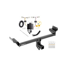 2019-2024 Ford Edge Except TitaniumDraw-Tite Class 3 Trailer Hitch, 2 Inch Square Receiver Bundle w/ Plug-n-Play T-One Wiring Harness DTB75234-118805