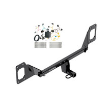 2016-2021 Honda Civic Sedan, Except Models w/Center Exhaust Draw-tite Class 1 Trailer Hitch, 1-1/4 Inch Square Receiver Bundle w/ Plug-n-Play T-One Wiring Harness