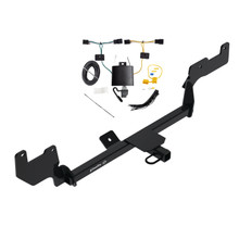 2020-2024 Hyundai Venue Draw-Tite Class 1 Trailer Hitch, 1-1/4 Inch Square Receiver Bundle w/ Plug-n-Play T-One Wiring Harness