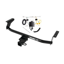 2020-2024 Mazda CX-30 Draw-Tite Class 3 Trailer Hitch, 2 Inch Square Receiver Bundle w/ Plug-n-Play T-One Wiring Harness