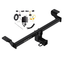 2020-2022 Ford Escape Except Plug-In-Hybrid Draw-tite Class 3 Trailer Hitch, 2 Inch Square Receiver Bundle w/ Plug-n-Play T-One Wiring Harness