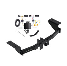 2021-2023 Ford Mustang Mach-E Draw-tite Hidden Hitch Completely Hidden Trailer Hitch 2 Inch Removable Receiver Bundle w/ Plug-n-Play T-One Wiring Harness