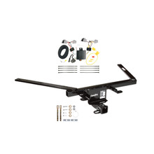 2010-2019 Ford Taurus Sedan Draw-tite Class 3 Trailer Hitch, 2 Inch Square Receiver Bundle w/ Plug-n-Play T-One Wiring Harness